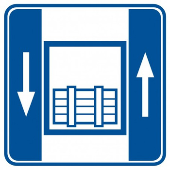 Znak Dźwig towarowy (RA045)