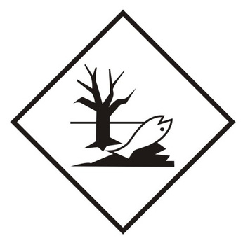 Nalepka materiały szkodliwe dla środowiska