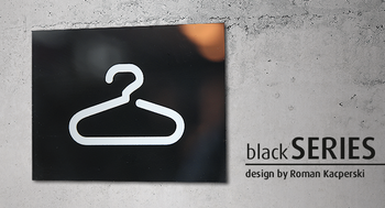 Znak Szatnia blackSERIES