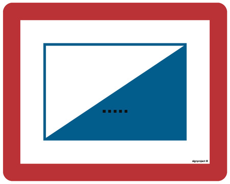 Znak Przeciwpożarowy zbiornik wodny (BC146)