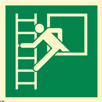 Znak drabina ewakuacyjna (AE016) Signproject