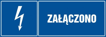 Znak Załączono na płycie PCV (HH006)