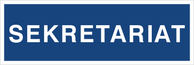 Znak sekretariat (801-03)
