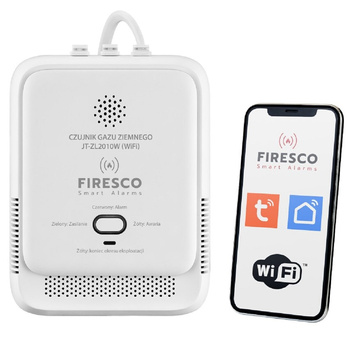 Czujnik gazu ziemnego z funkcją komunikacji JT-ZL2010W (z aplikacją)