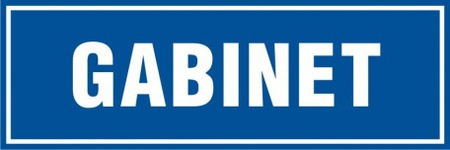Znak Gabinet (PB059)