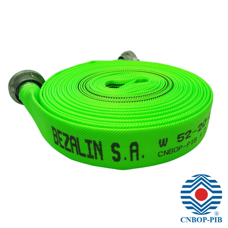 Wąż pożarniczy tłoczny seria SV 52/20 ŁA/LUM/PCV - BEZALIN SV