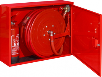 Hydrant DN25 z miejscem na gaśnicę obok BOXMET LTD