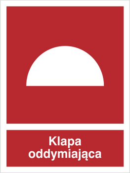 Znak klapa oddymiająca na Płycie Świecącej (226-02)