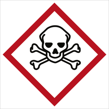 Znak substancja toksyczna na Folii Samoprzylepnej (700-19)