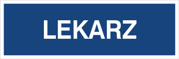 Znak lekarz na Folii Samoprzylepnej (801-243)