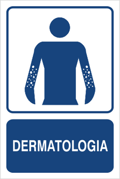 Znak dermatologia na Folii Samoprzylepnej (823-139)
