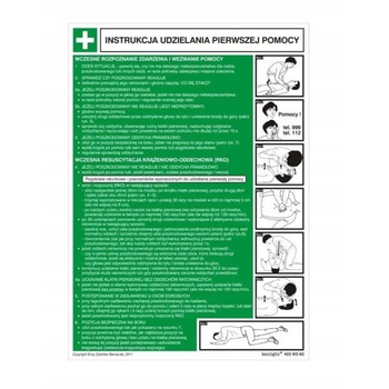 Instrukcja ABC pierwszej pomocy (obrazkowo-tekstowa) (422 XO-62)