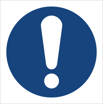 Ogólny znak nakazu na Folii Samoprzylepnej (M01) (ISO 7010)