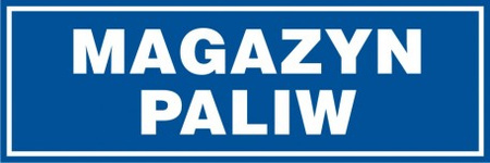 Znak Magazyn paliw (PB057)