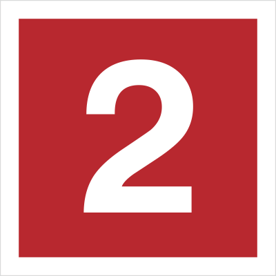 Znak cyfra 2 (808-10)