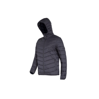 Kurtka ocieplana z kapturem czarna Lahti Pro