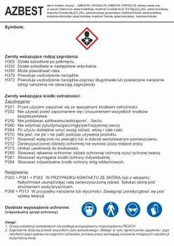 Znak Azbest (LC024)