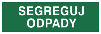 Znak segreguj odpady (801-57)