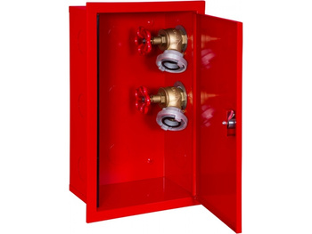 Smukła szafka na 2 zawory hydrantowe w pionach BOXMET LTD