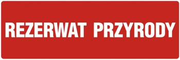 Znak Rezerwat przyrody (OB029)