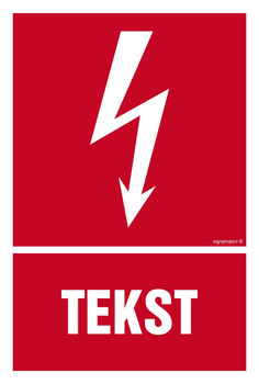 Znak na zamówienie Wzór S-203 na folii samoprzylepnej