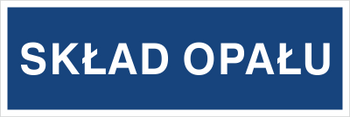 Znak skład opału (801-15)