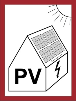 Znak instalacja fotowoltaiczna (219-06)