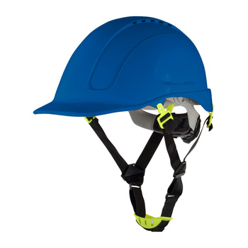 Hełm, kask ochronny MORION czteropunktowy niebieski