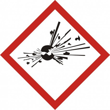 Znak Produkt wybuchowy (LF001)