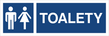 Znak toaleta damska, męska (823-24)