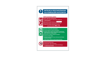 Instrukcja PPOŻ dla pomieszczeń hotelowych (IN017PL)