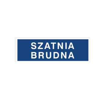 Znak szatnia brudna (801-47)