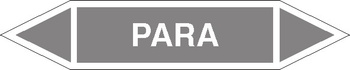Tabliczka na rurociągi Para znak na płycie PCV (R-P06)