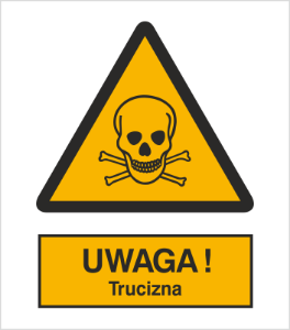 Znak uwaga trucizna (302)