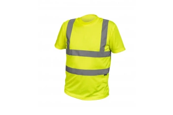 T-shirt ostrzegawczy żółty ROSSEL 