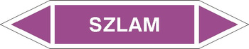 Tabliczka na rurociągi Szlam znak na płycie PCV (R-KZ21)