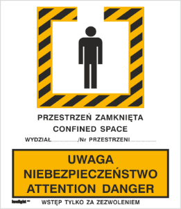 Znak uwaga niebezpieczeństwo. Attention danger (340)