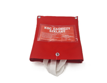 Koc gaśniczy szklany 1,2x1,8m Certyfikowany ECST 100