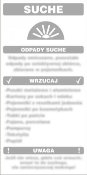 Znak Instrukcja segregacji odpadów- inne (PA089)