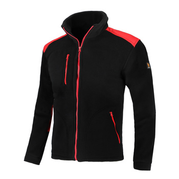 POLAR 350G wzmocniony czarny ze wstawkami czerwonymi