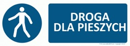 Znak Droga dla pieszych (T110)