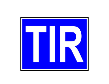 Tablica 'TIR' na magnes