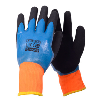 Rękawice robocze ocieplane powlekane pianką lateksową X-ABISKO