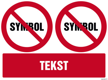 Znak na zamówienie Wzór S-502 na płycie świecącej