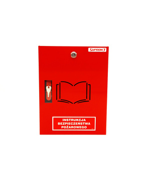 Szafka na instrukcję bezpieczeństwa pożarowego - SUPRON