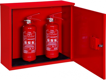 Szafka na gaśnice zawieszana pojemność od 1 do 3 gaśnic GP-1, GP-2, GWP-2