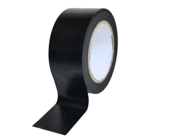Taśma bhp podłogowa samoprzylepna czarna 50mm/33m