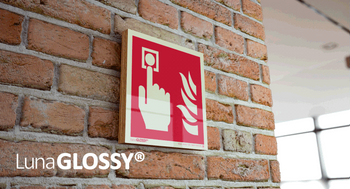 Znak Alarm Pożarowy ROP (na sklejce)