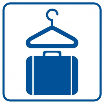 Znak Szatnia z przechowaniem bagażu (RA004)