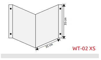 Wysięgnik do znaków przestrzenny z tworzywa (350x350) (WT-02XS)
